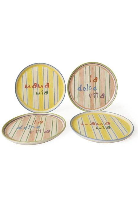 Hermia Set de Desayuno Multicolor de 12 Piezas